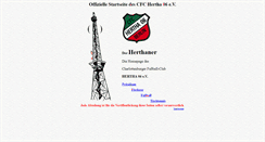 Desktop Screenshot of hertha06.de
